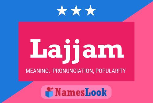 Lajjam Name Poster