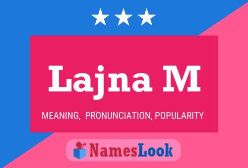 Lajna M Name Poster