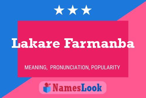 Lakare Farmanba Name Poster