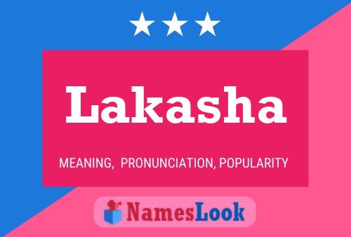 Lakasha Name Poster