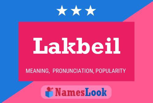 Lakbeil Name Poster