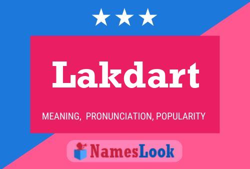 Lakdart Name Poster