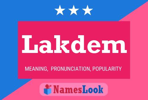 Lakdem Name Poster