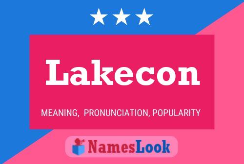 Lakecon Name Poster