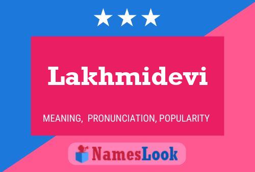 Lakhmidevi Name Poster