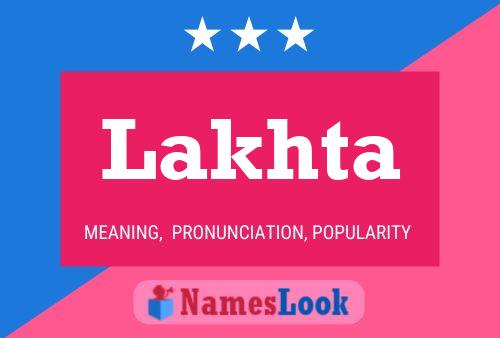 Lakhta Name Poster