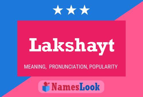 Lakshayt Name Poster