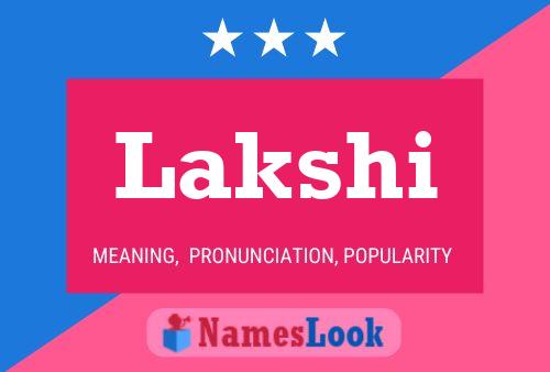 Lakshi Name Poster