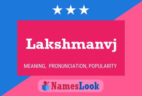 Lakshmanvj Name Poster