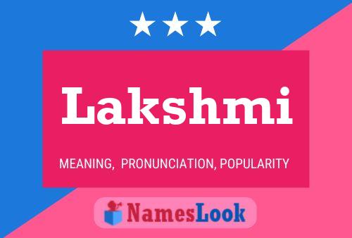 Lakshmi Name Poster