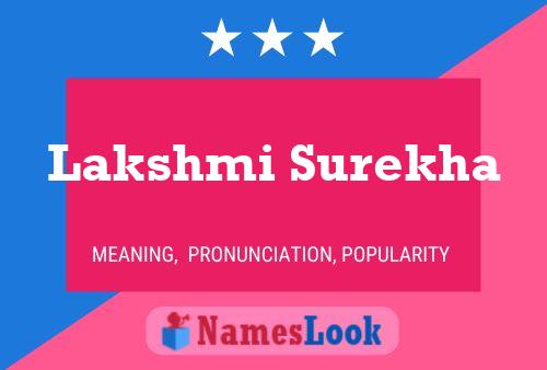 Lakshmi Surekha Name Poster