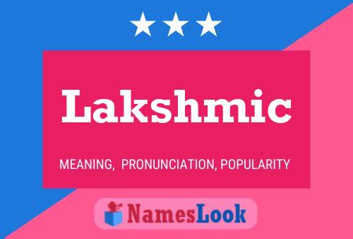 Lakshmic Name Poster