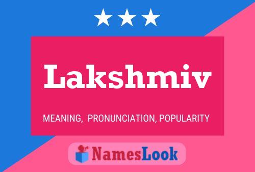 Lakshmiv Name Poster