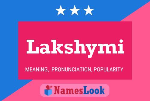 Lakshymi Name Poster