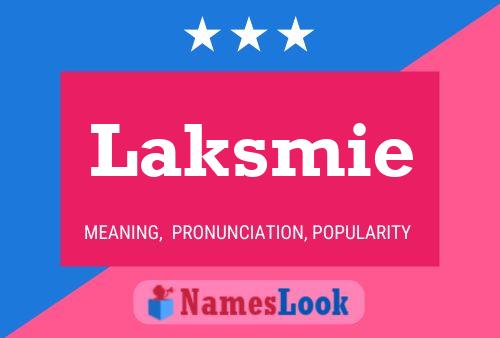 Laksmie Name Poster