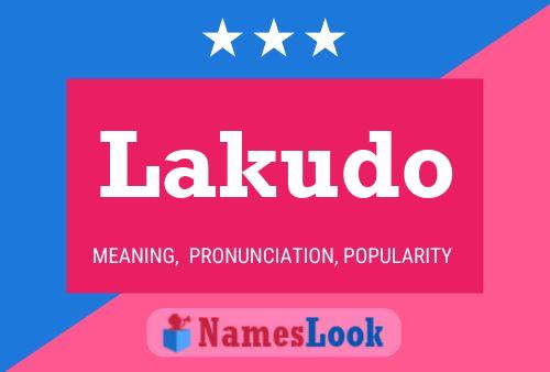 Lakudo Name Poster