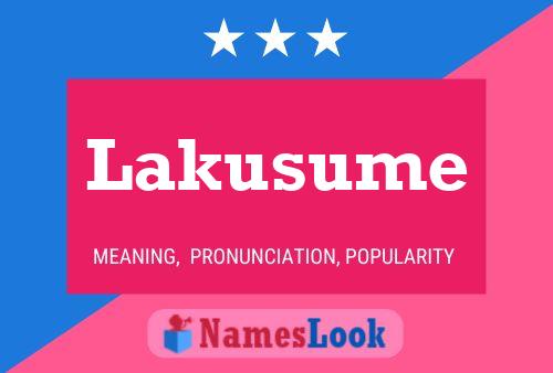 Lakusume Name Poster