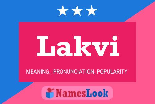 Lakvi Name Poster