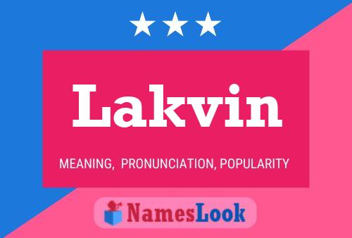 Lakvin Name Poster