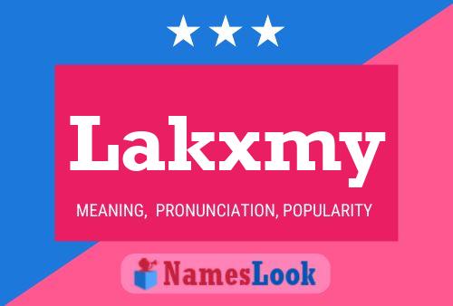 Lakxmy Name Poster