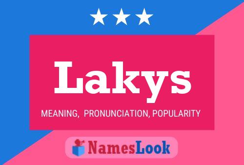 Lakys Name Poster