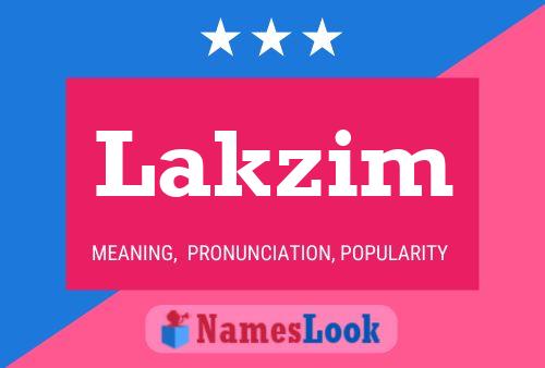 Lakzim Name Poster