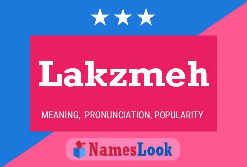 Lakzmeh Name Poster