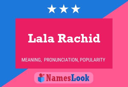 Lala Rachid Name Poster