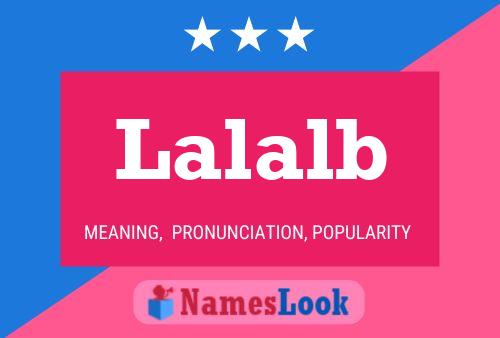 Lalalb Name Poster