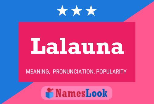 Lalauna Name Poster