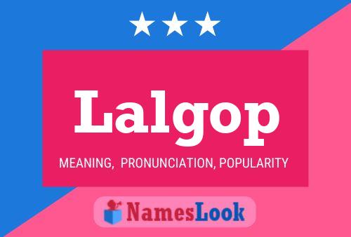 Lalgop Name Poster