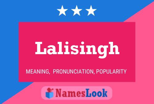 Lalisingh Name Poster