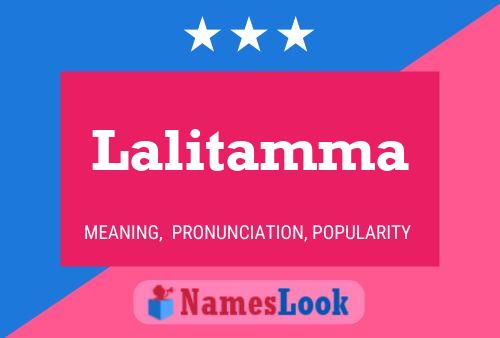 Lalitamma Name Poster