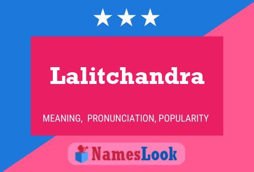 Lalitchandra Name Poster