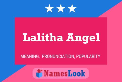 Lalitha Angel Name Poster