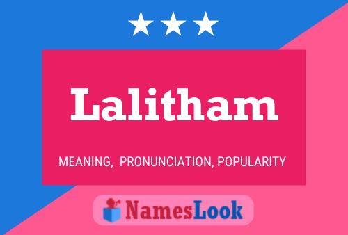 Lalitham Name Poster