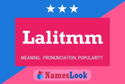 Lalitmm Name Poster