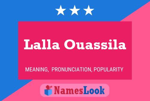 Lalla Ouassila Name Poster