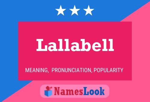 Lallabell Name Poster