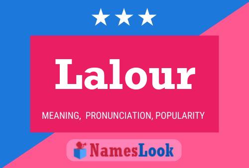 Lalour Name Poster