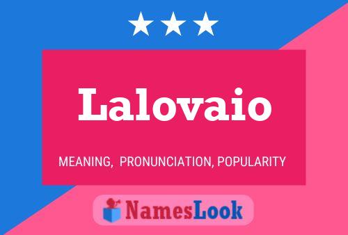 Lalovaio Name Poster