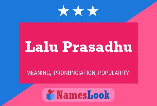 Lalu Prasadhu Name Poster