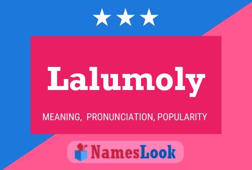 Lalumoly Name Poster