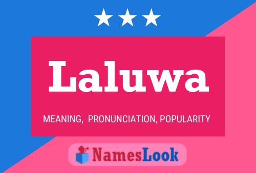 Laluwa Name Poster