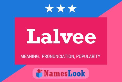 Lalvee Name Poster