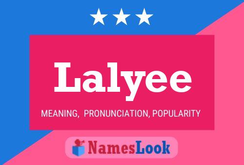 Lalyee Name Poster