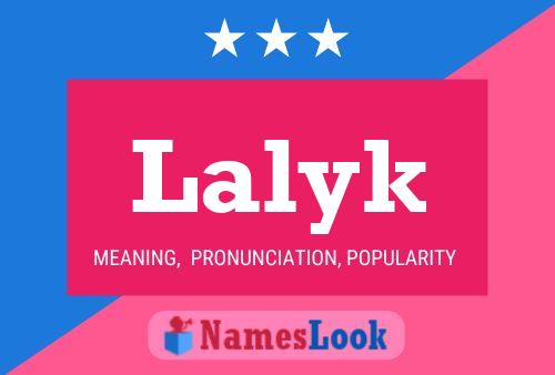 Lalyk Name Poster