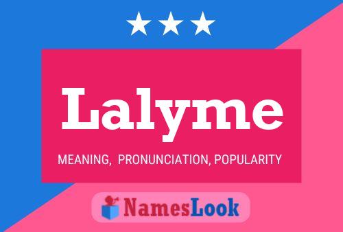 Lalyme Name Poster