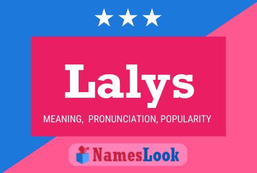 Lalys Name Poster