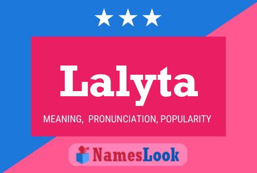 Lalyta Name Poster